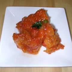 รูปของ 柔らかチキンの　トマト煮