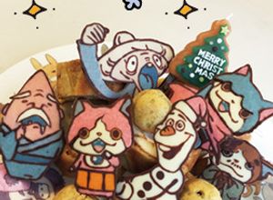 簡単！妖怪キャラチョコクリスマスケーキ★-レシピのメイン写真