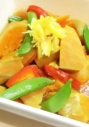 柚子香るかぼちゃの煮物-レシピのメイン写真