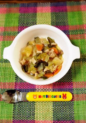 離乳食完了期☆鶏肉と野菜のケチャップ煮-レシピのメイン写真
