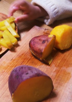 圧力炊飯器でホクホク甘々♡の簡単焼き芋-レシピのメイン写真