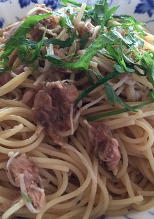 ツナと梅のパスタ-レシピのメイン写真