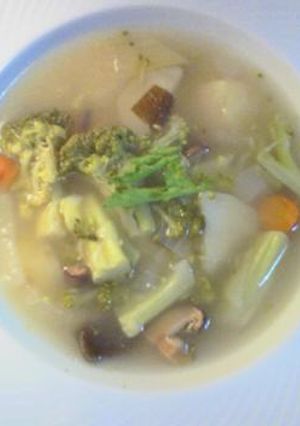 冬の野菜ぽかぽかスープ（揚げ魚入も）-レシピのメイン写真