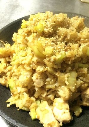 フェンネルとカリフローレの鶏肉炒飯-レシピのメイン写真