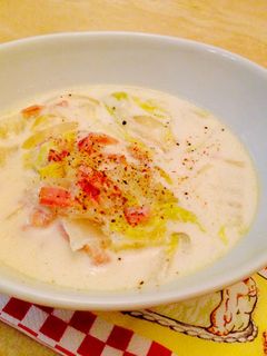 白菜とベーコンのクリーム煮-レシピのメイン写真