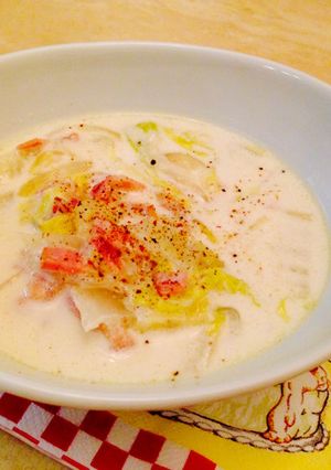 白菜とベーコンのクリーム煮-レシピのメイン写真