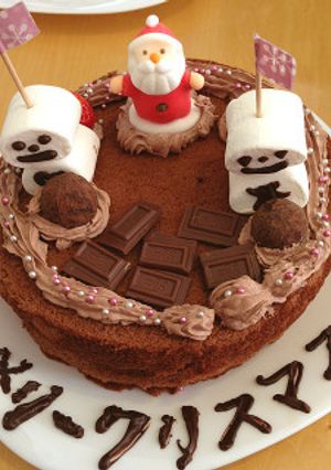 超楽しい！6歳が作ったクリスマスケーキ-レシピのメイン写真