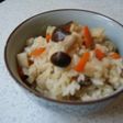 レンコンときのこの炊き込みご飯