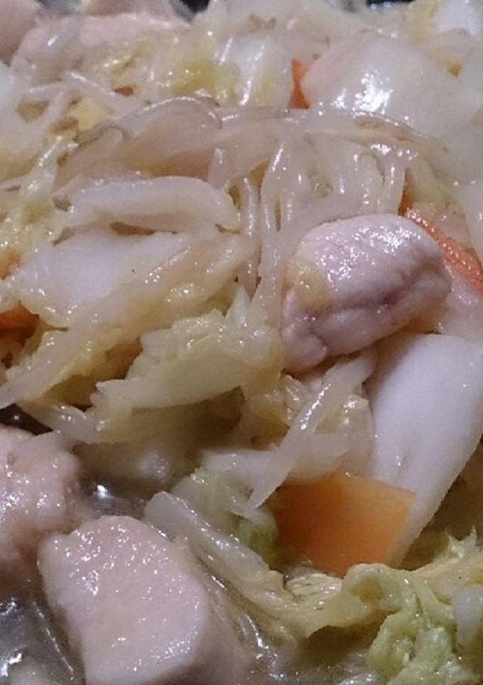 白菜と鶏胸肉の中華炒め-レシピのメイン写真