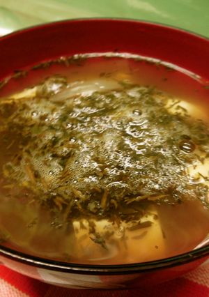あかもくと豆腐のすまし汁♪-レシピのメイン写真