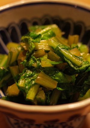 簡単なかぶらの葉の炒め物-レシピのメイン写真