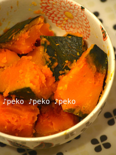 醤油は仕上げに!かぼちゃの煮物-レシピのメイン写真