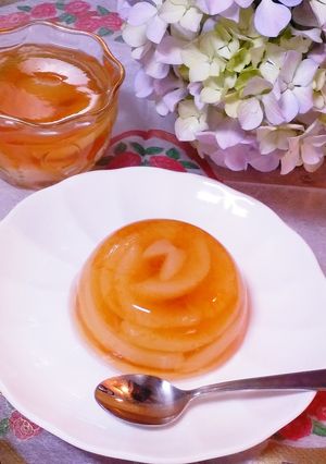 桃とローズヒップの美しゼリー♡-レシピのメイン写真