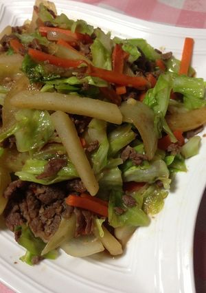 手抜き！コストコのプルコギで野菜炒め-レシピのメイン写真