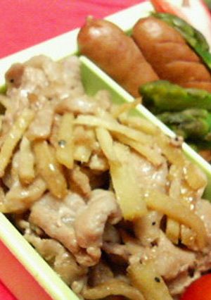 お弁当に☆ご飯が進む♪生姜豚-レシピのメイン写真