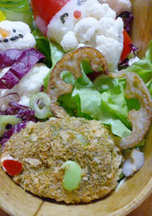 玄米菜食のクリスマス弁当☆トナカイ-レシピのメイン写真
