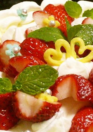 カラフルチョコペンで❤ケーキを簡単デコ-レシピのメイン写真
