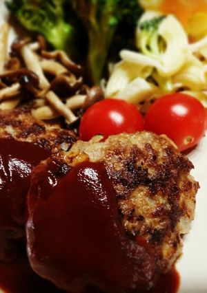 大人気♡玉ねぎたっぷりハンバーグ-レシピのメイン写真