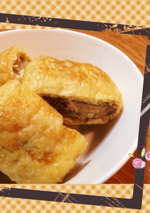 ふっくらジューシー、油揚げハンバーグ-レシピのメイン写真