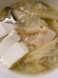 絶品! 白菜 豆腐 野菜の オイスター煮-レシピのメイン写真