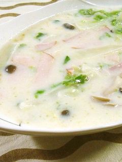 白菜とハムの中華クリーム煮-レシピのメイン写真