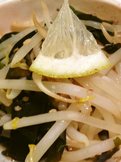 レモン風味のわかめの酢のもの-レシピのメイン写真