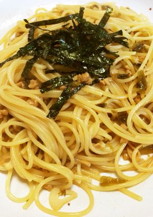 最高の組み合わせ！納豆と高菜のパスタ♡-レシピのメイン写真