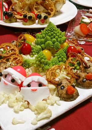 ☆サンタとトナカイのサラダでX'mas☆-レシピのメイン写真