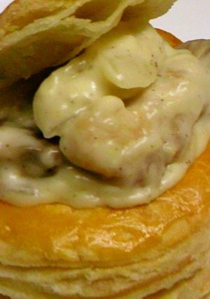 クリームチキンのパイケース詰め-レシピのメイン写真