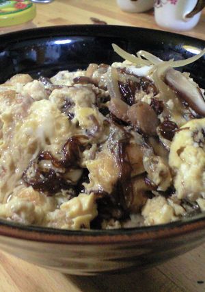 もずく入り親子丼-レシピのメイン写真