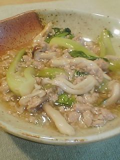 ◎青梗菜としめじのとろ~りあんかけ-レシピのメイン写真