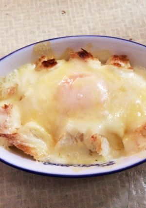 簡単食パンのグラタン風朝ごはん-レシピのメイン写真