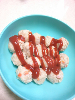 鶏団子ケチャップ-レシピのメイン写真