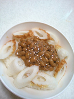竹輪納豆ご飯-レシピのメイン写真