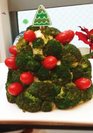 クリスマスツリーサラダ☆-レシピのメイン写真