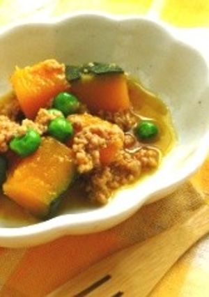 1歳からの「かぼちゃの煮物☆カレー風味」-レシピのメイン写真