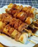 残り物での串焼きは意外に旨し！