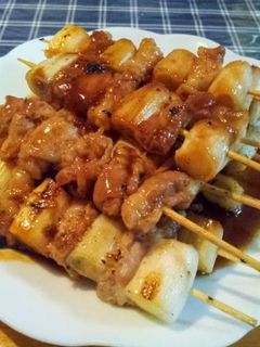 残り物での串焼きは意外に旨し!-レシピのメイン写真