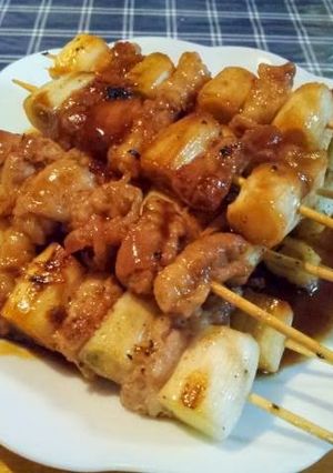 残り物での串焼きは意外に旨し！-レシピのメイン写真