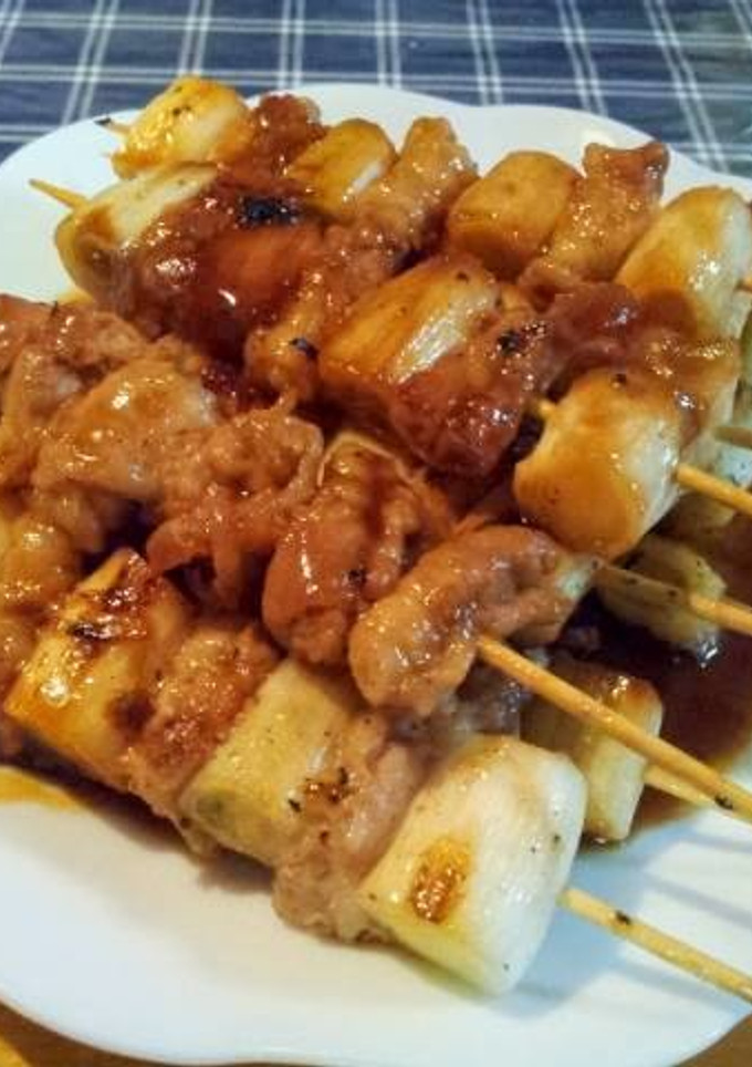 残り物での串焼きは意外に旨し！-レシピのメイン写真