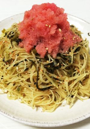 香り良い！高菜とたらこのビーフン-レシピのメイン写真
