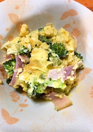 ブロッコリーと卵の炒めもの-レシピのメイン写真