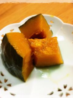 簡単☆土鍋で5分☆かぼちゃのふっくら煮-レシピのメイン写真