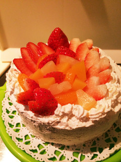 お誕生日ケーキ-レシピのメイン写真