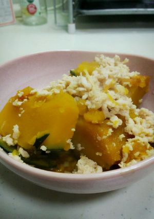 かぼちゃのそぼろ煮❤-レシピのメイン写真