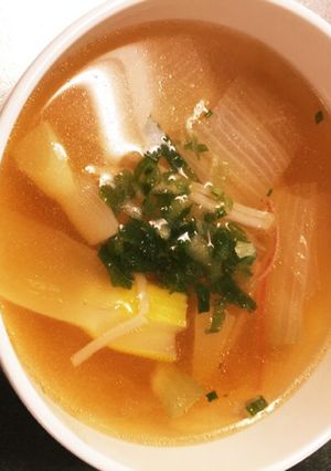 体ポカポカ★下仁田ネギスープ-レシピのメイン写真