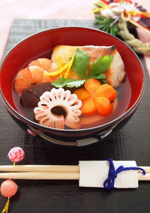 お雑煮（醤油仕立て）-レシピのメイン写真