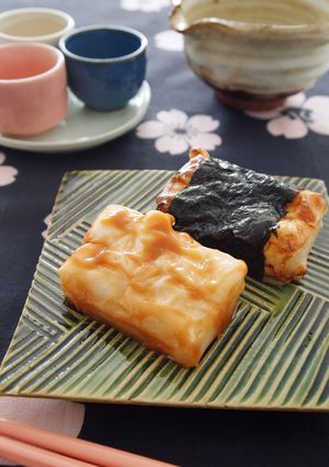 安倍川餅風 ＆ 磯辺焼き　低GI-レシピのメイン写真