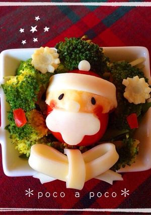 クリスマス☆ミニトマトのサンタさん♪-レシピのメイン写真