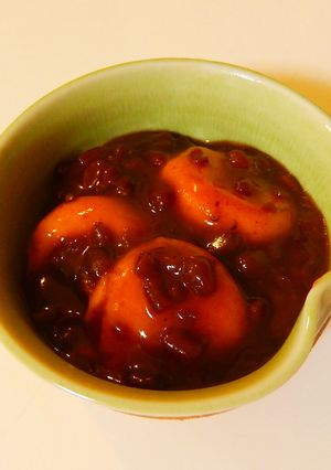 かぼちゃ団子のお汁粉-レシピのメイン写真
